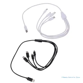Универсальный кабель BX0E USB C-Micro USB + Type C для нескольких телефонных устройств