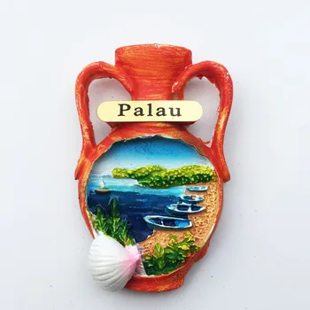 QIQIPP Palau креативный океанский стиль классический пейзаж горшок туризм памятные украшения ремесла магнитная наклейка на холодильник