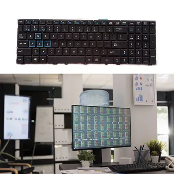 Клавиатура ноутбука с низким уровнем шума, клавиатура с RGB подсветкой, замена для F117-VB