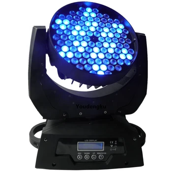8шт 108x3 Вт, светодиодная мойка с подвижной головкой, RGBW, Светодиодная мойка с подвижной головкой, 108 движущихся головных ламп