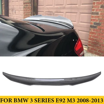 Для BMW 3 серии E92 M3 2008-2013 Карбоновое волокно PSM Стиль Задний багажник, спойлер, крыло, автомобильный Стайлинг
