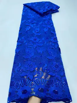 Высококачественное швейцарское вуалевое Кружево из Швейцарии с отверстиями для петель в нигерийско-африканской кружевной ткани для вечернего шитья