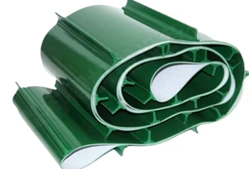 Периметр: 8900x600x3 мм (ширина 20 мм) зеленая конвейерная лента из ПВХ