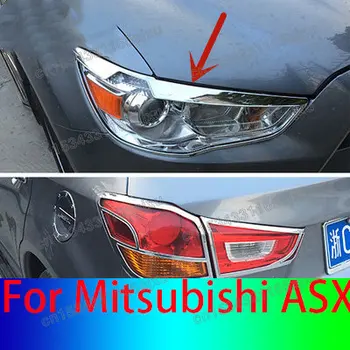 ABS Хромированная декоративная рамка перед фарой, декоративная рамка заднего фонаря, автомобильные аксессуары для Mitsubishi ASX 2013-2019