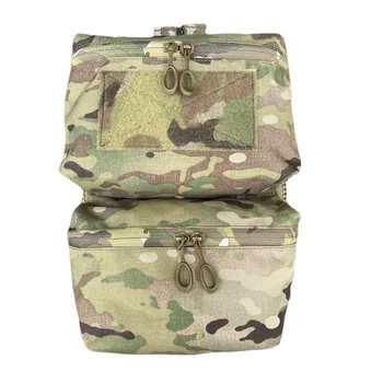 Рюкзак SMTP F717-1 FCPC с двумя карманами, Многоцелевой тактический рюкзак для сбора различных предметов, рюкзак на молнии в стиле жилета FC V5
