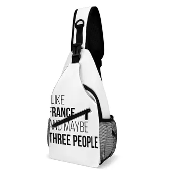 Нагрудная сумка из саржи с полным принтом République Française French 4 Фирменная Новинка Удобный Рюкзак для Пикников