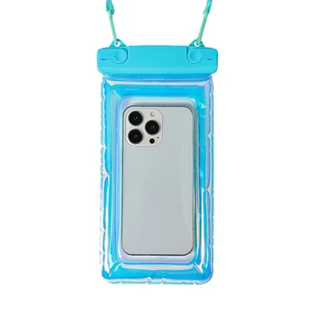Прозрачная Водонепроницаемая сумка для телефона с ремешком для плавания и дождя, Ультралегкая Портативная водонепроницаемая сумка для мобильного телефона