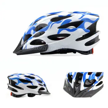 Пламенный узор для велоспорта, спортивный защитный велосипед, 28 отверстий, шлем для взрослых мужчин