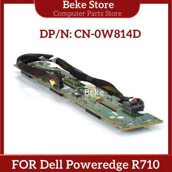 Beke Оригинал ДЛЯ Dell Poweredge R710 SAS Объединительная плата жесткого диска Riser W814D 0W814D 6 Отсеков SAS SATA Объединительная плата жесткого диска