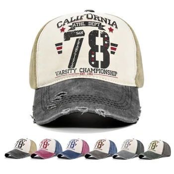 Бейсболка, бейсболка с откидной спинкой, Солнцезащитная шляпа, весенне-осенняя бейсболка, спортивная кепка, 78 кепок с рисунком, облегающая кепка в стиле хип-хоп, шляпы для мужчин и женщин