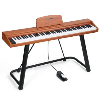 Полноразмерное цифровое пианино Asmuse с 88 клавишами, электронная клавиатура с полувзвешенными клавишами,
