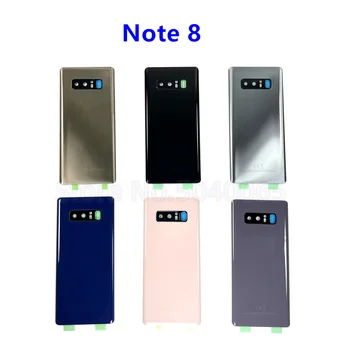 Для SAMSUNG Galaxy Note 8 N950 N950F N9500 Задняя стеклянная крышка Батарейного отсека Задняя дверь Корпус Чехол Для SAMSUNG Note8