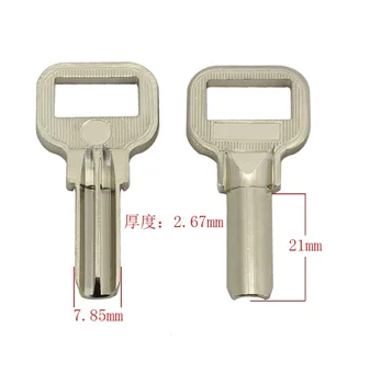 Лучшее качество B698 Заготовки ключей для домашней двери Слесарные принадлежности Пустой ключ 20 шт./лот