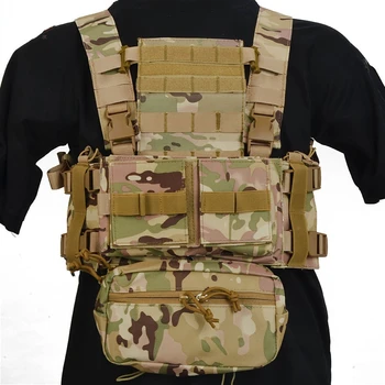 Тактический Нагрудник MK3, Модульный Охотничий жилет, Камуфляжная сумка, H-Образная шлейка, M4 AK, Магазинная вставка, аксессуары для страйкбола и пейнтбола