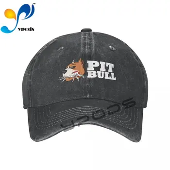 ПИТБУЛЬ Американский Питбуль Собака 3 Джинсовая Бейсболка Snapback Шапки Осень-лето Шляпа для Мужчин И Женщин Кепки S Casquette шляпы