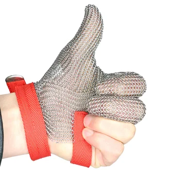 HongCho three относится к перчаткам для защиты от порезов проволоки, защитным перчаткам для защиты от порезов, кольцевым перчаткам из нержавеющей стали
