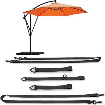 Фиксированный ремешок для большого зонта для патио на открытом воздухе, защита от ветра, консольные зонты, защита от непогоды, Регулируемый фиксированный ремешок