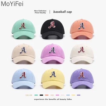 Бейсболка для женщин, осенняя уличная простая и универсальная шляпа с изогнутыми полями в виде буквы 