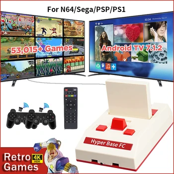 Игровая консоль для NES/playstation 1/ N64/MAME/PSP/3DO с 53000 ретро-играми TV Box