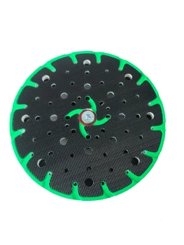 6-дюймовый (150 мм) Непыляемый Жесткий шлифовальный диск с 48 отверстиями, Мягкая шлифовальная площадка для 6-дюймовых шлифовальных дисков с крючками и петлями для шлифовальной машины Festool