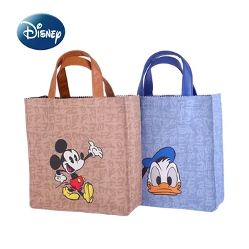 Оригинальная сумка-тоут Disney Mickey, роскошная брендовая женская сумка, Модная женская сумка через плечо, Новая большая вместительная дорожная сумка-тоут