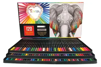 Набор цветных карандашей Yover, 120 шт., набор красок, Профессиональные цветные карандаши для художников, детей, взрослых, для раскрашивания эскизов и рисования