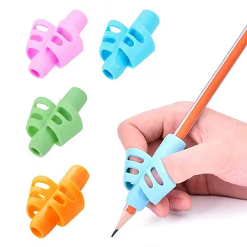 50 Шт. Детский держатель для карандашей для письма, Детская Обучающая практика, Силиконовая ручка, устройство для коррекции осанки для студентов