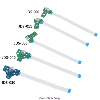 Новый 1 шт. разъем для подключения USB-порта для зарядки печатной платы для 12-контактного разъема JDS 011 030 040 055 14Pin 001 для контроллера PS4