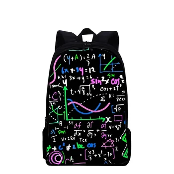 Креативный Рюкзак с математической Формулой, Школьная сумка для студентов, Сумка для книг для девочек И мальчиков, Повседневный Рюкзак для хранения, Дорожный Рюкзак