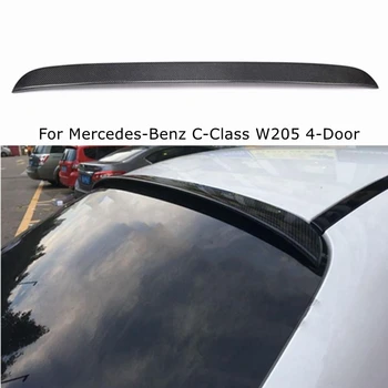 Для Mercedes-Benz C-Class W205 4 двери C180 C200 C250 C300 C450 C43 Седан Спойлер на Крыше Из Углеродного волокна 2014-2021