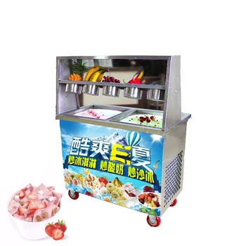 Коммерческая машина для приготовления йогурта 220 В, мороженое, Тайский десертный магазин, Многофункциональная нержавеющая Сталь