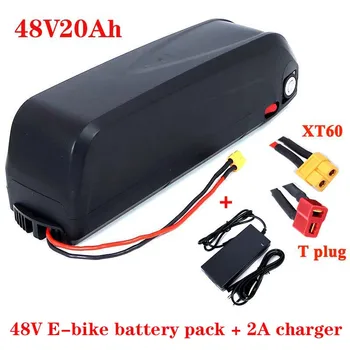 48V20Ah 13S 18650 Аккумулятор для eBike Hailong Battery USB 1000W Комплект для переоборудования Мотоцикла Bafang Электрический Велосипед + 2A зарядное устройство беспошлинно