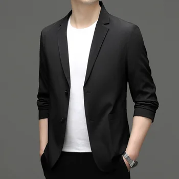 Z359- Мужской костюм, весенний новый деловой профессиональный приталенный костюм, мужской пиджак, повседневная корейская версия костюма