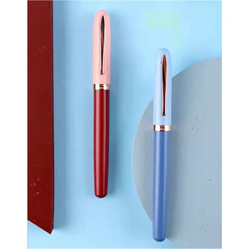 16 шт. Металлическая авторучка в стиле Morandi 0,5 мм, деловая офисная ручка для подписи