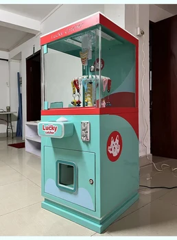 Игровой автомат с зажимом-призом, набор зажимных машинок для красочных кранов 