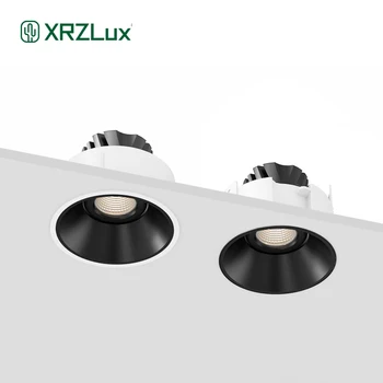Светодиодный Потолочный встраиваемый прожектор XRZLux Мощностью 8 Вт, потолочный светильник AC110-220V, Алюминиевый встраиваемый светильник, внутреннее освещение