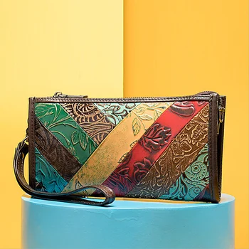 Luufan Повседневная женская сумка на цепочке 2023, клатч с мягкой кожаной строчкой, ручная сумка-мессенджер с тиснением, ручная сумка из натуральной кожи