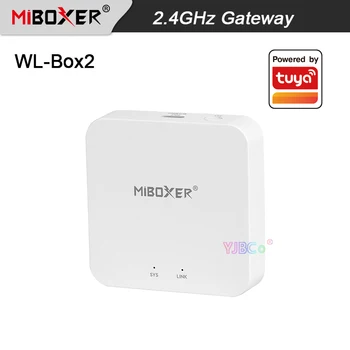 Miboxer WL-Box2 2,4 ГГц шлюзовой WiFi контроллер 5 В, совместимый с Mi-Light и MiBoxer 2,4 G RF пультом дистанционного управления, светодиодной лампочкой с диммером и т. Д