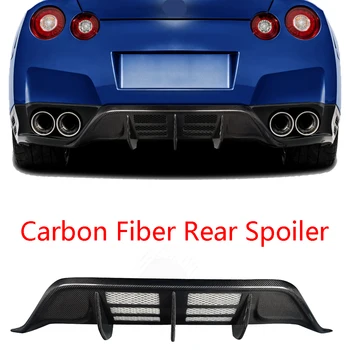 Для Nissan GTR-R35 2009-2011 годов Модификации кузова автомобиля с задним спойлером из углеродного волокна
