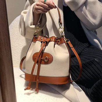 Модная контрастная сумка через плечо в стиле ретро, новая простая сумка, многофункциональная универсальная сумка для хранения мобильного телефона