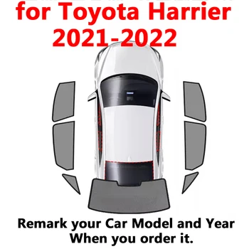 Для Toyota Harrier XU80 2021 2022, Магнитные солнцезащитные козырьки на боковое окно Автомобиля, Сетчатый козырек, жалюзи, Аксессуары для занавесок