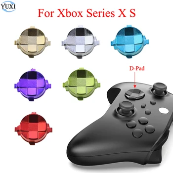 Пластиковые хромированные кнопки YuXi D-pad Клавиатура Dpad для контроллера Xbox серии X S Кнопка перекрестного направления